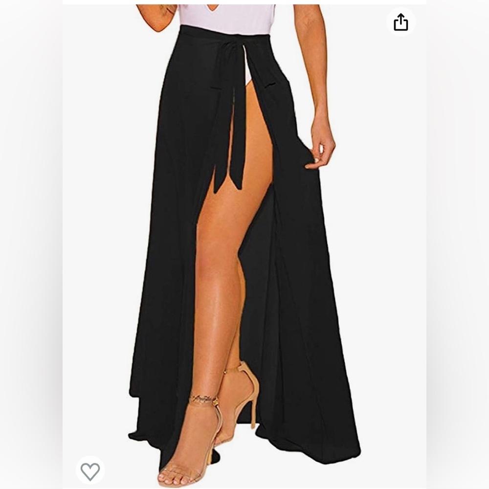 NWT Long Black Sarong - size L/XL